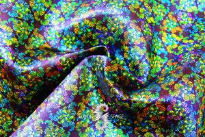Spirals Флуоресцентные ткани, fluorescent uv-active fabrics