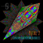 Ультрафиолетовое Светящееся Канопи - Неоновый Декоративный Навес "Rainbow Bubbles"