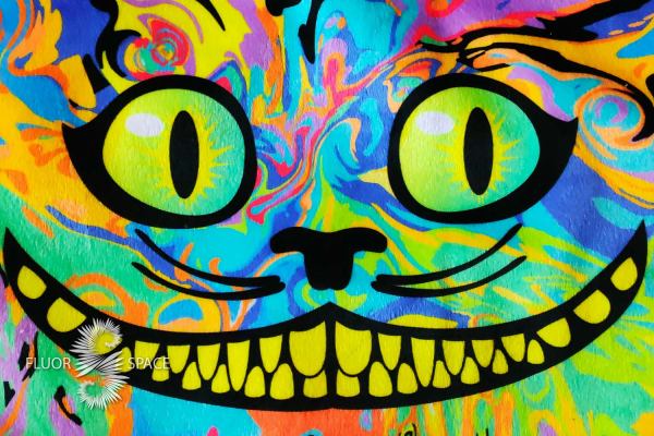 Флуоресцентная Светящаяся Подушка "Cheshire Cat"
