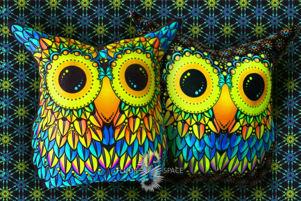 Флуоресцентная Светящаяся Подушка "Funny Owl"