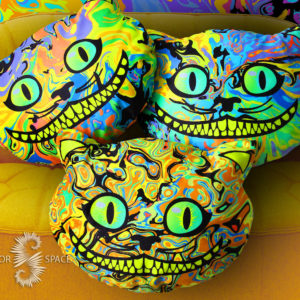 Флуоресцентная Светящаяся Подушка "Cheshire Cat"