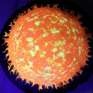 Флуоресцентная Круглая Светящаяся Подушка "The Sun"