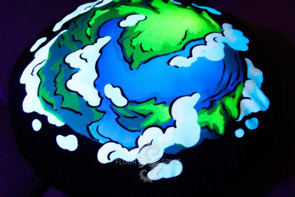 Флуоресцентная Круглая Светящаяся Подушка "The Planet"