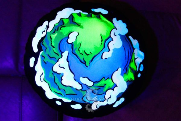 Флуоресцентная Круглая Светящаяся Подушка "The Planet"